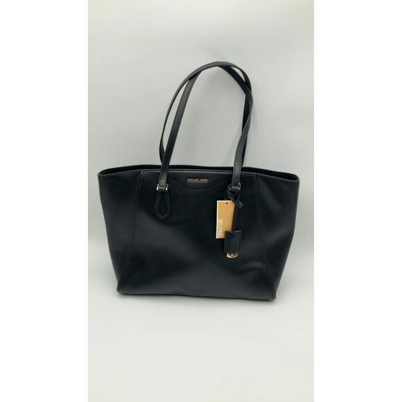 Michael Kors Handbags - Michael Kors Large Mf Top Zip Tote Black Bags